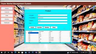 C# Full Project | Supermarket Management System