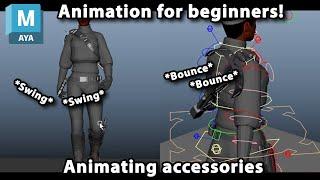 Animating your first walk cycle - Part 6 (Finale): Animating accessories