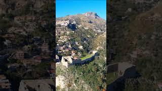Castello Saraceno Casteltaormina#taormina #sicily  #italia #Italy #italytravel #travel #dji #air2s