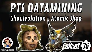 Fallout 76 PTS: New Datamining Ghoulvolution Atomic Shop Items / Datamine