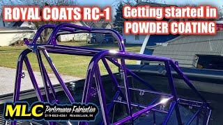 Jumping head first into powder coating with Royal Coats RC-1