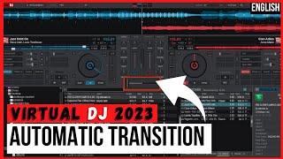 Using AUTOMIX to Auto TRANSITION - virtual DJ 2023 tutorials