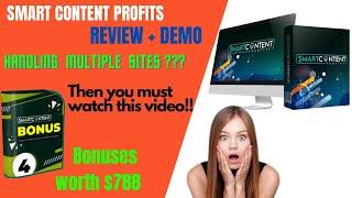 smart content profits review|smart content profits demo & Walkthrough|Get additional bonuses too