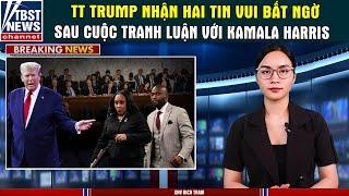 TT Trump nhận 2 TIN VUI bất ngờ sau cuộc tranh luận với Kamala Harris