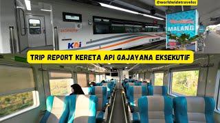 Trip report kereta api gajayana eksekutif | review KA gajayana eksekutif malang jakarta