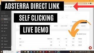 adsterra direct link earning new method with live demo