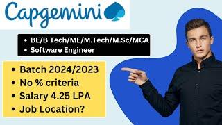 Capgemini  is hiring 2024/2023 batch | Only Women candidates? | Skills?  #capgemini  #itjobs2024