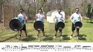 These are Ergo Sonic Marching Bass Drums