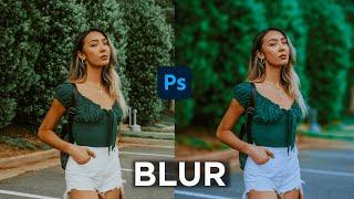 Blur background of photos in photoshop. Easy and Fast | Photoshop Tutorials.