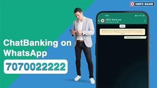 Step-by-Step Guide:  How to Register for ChatBanking on WhatsApp (7070022222)