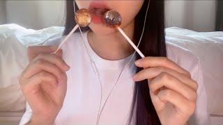 ASMR 막대사탕 이팅사운드 Lollipops eating sounds / Candy asmr