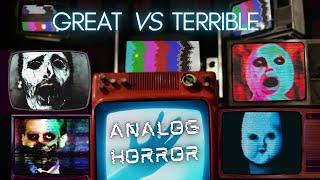 The Best & Worst of Analog Horror: GREYLOCK vs UrbanSPOOK - Scary vs Disturbing