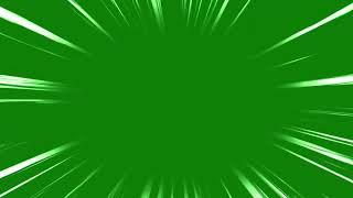 Anime zoom green screen effect