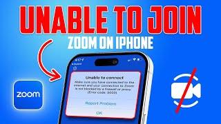 Zoom 'Unable to Connect' iPhone fix | Zoom Connection Error issues