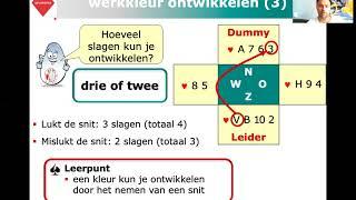 Bridgeles voor gevorderden Les 1: Het speelplan