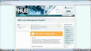 Accessing SMS Leave Management System internally