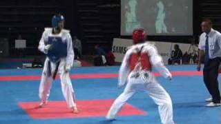 World Taekwondo Qualification Tournament for Beijing Olympic Games Manchester Male -68 kg PER vs Japan Round 1