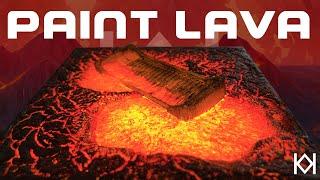 How to Paint Lava | 4 Different Light Up Dioramas