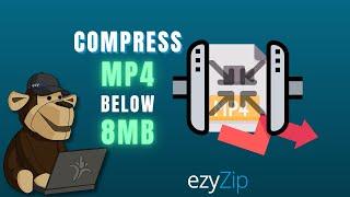 How to Compress MP4 Below 8 MB | Reduce the size of MP4 Files Below 8 MB