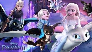 Frozen 2: Elsa and Jack Frost have a daughter - and Dragons! Disney Frozen 2 | Alice Edit!