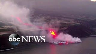 Toxic gas from La Palma volcano eruption threatens island l GMA