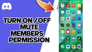 How To Turn On Or Off Mute Members Permission On Discord