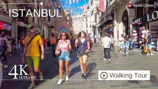 4K İstanbul Turkey Walking Tour - İstiklal, Taksim | August 2024