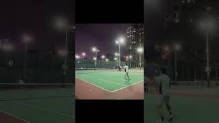 league playing against top 40 ranked HK player #tennis #tennisvlog #tennisjourney