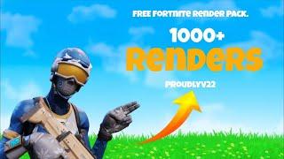 FREE Fortnite Render Pack ｜ 1000+ Renders