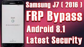 Samsung J7 (2016) J710GN FRP Bypass | Android 8.1 Latest Security | Google Account Remove  #samsung