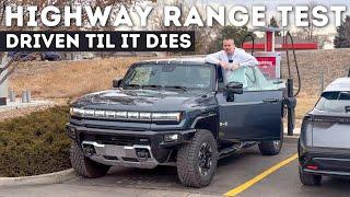 Hummer EV Highway Range Test! Over 200kWh Of Batteries Driven From Full To Dead