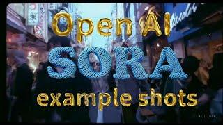 SORA - Open AI launched Turbo version - example shots