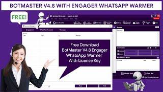 BOTMASTER ENGAGER WHATSAPP WARMER | BOTMASTER WARMUP WHATSAPP BOT | BOTMASTER WEB PANEL | WA MASTER