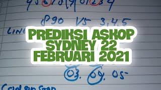 prediksi Sydney 22 Februari 2021