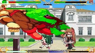 Mugen EFZ - Team Hulk vs S Mashiro (1p)