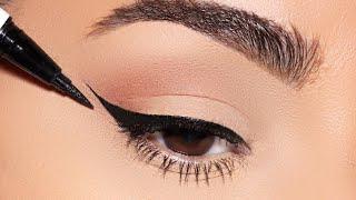 How to: PERFECT WINGED EYELINER every single time!! (Simple Beginner Friendly Technique)