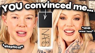 A BEST SELLER?! NARS LIGHT REFLECTING FOUNDATION REVIEW AND WEAR TEST on dry skin, and IN THE HEAT