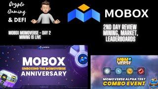 Momoverse 2nd day - Mining, Crafting, Leaderboards