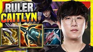 RULER IS SO GOOD WITH CAITLYN! - GEN Ruler Plays Caitlyn ADC vs Kalista! | Season 11