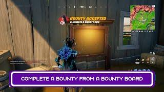 Complete A Bounty From A Bounty Board | Cube Queen Quest Guide | Fortnite Chapter 2 Season 8