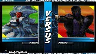 WindyCityFitz88 Mugen Battles | Storm (X-Men) vs Superior Rain (MK Cartoon Edits)