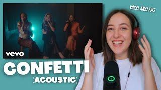 CONFETTI (Acoustic) Little Mix | Vocal Coach Reacts (& Analysis) | Jennifer Glatzhofer