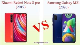 Xiaomi Redmi Note 8 pro (2019)  vs Samsung Galaxy M21 (2020)