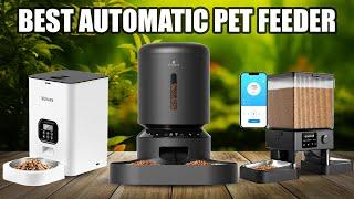 Top 5 Best Automatic Pet Feeders for Cats & Dogs  | Smart Feeding Solutions for Busy Pet Owners!