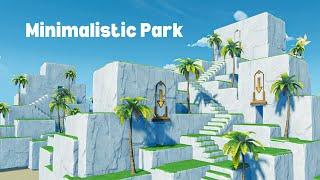 Minimalistic Park  || Genshin Serenitea Pot Design