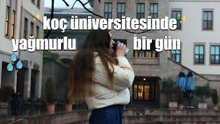 Koç Üniversitesi yurt alışverişi, yağmurlu bir gündü! BENİMLE BİRKAÇ GÜN VLOG #vlogmas 4