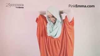 Zaskia Sungkar Hijab Tutorial : Sweet Pastel Hoodie