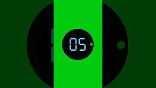 Five second green screen timer |10 send timer #timer#youtubevide#editingtimer