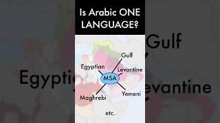 Is Arabic a Single Language???