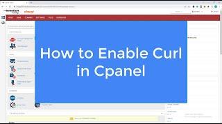 How to Enable Curl in cPanel (2022) | Urdu/Hindi